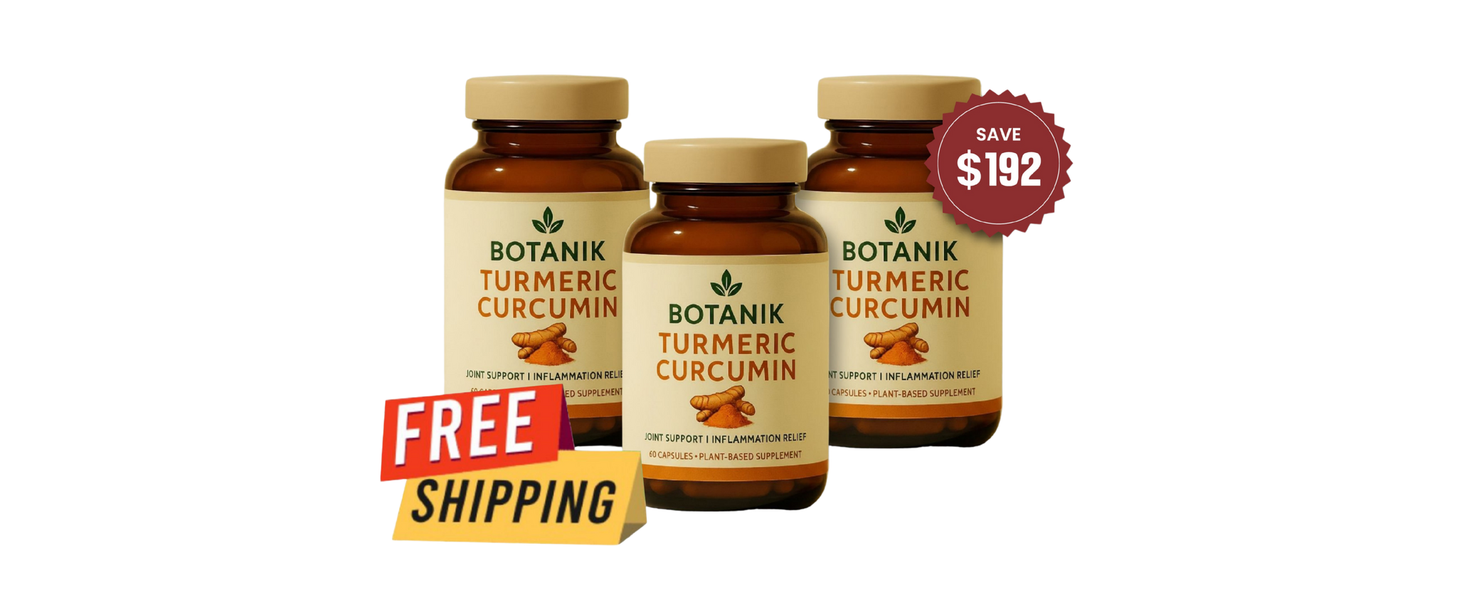 Botanik Turmeric Curcumin