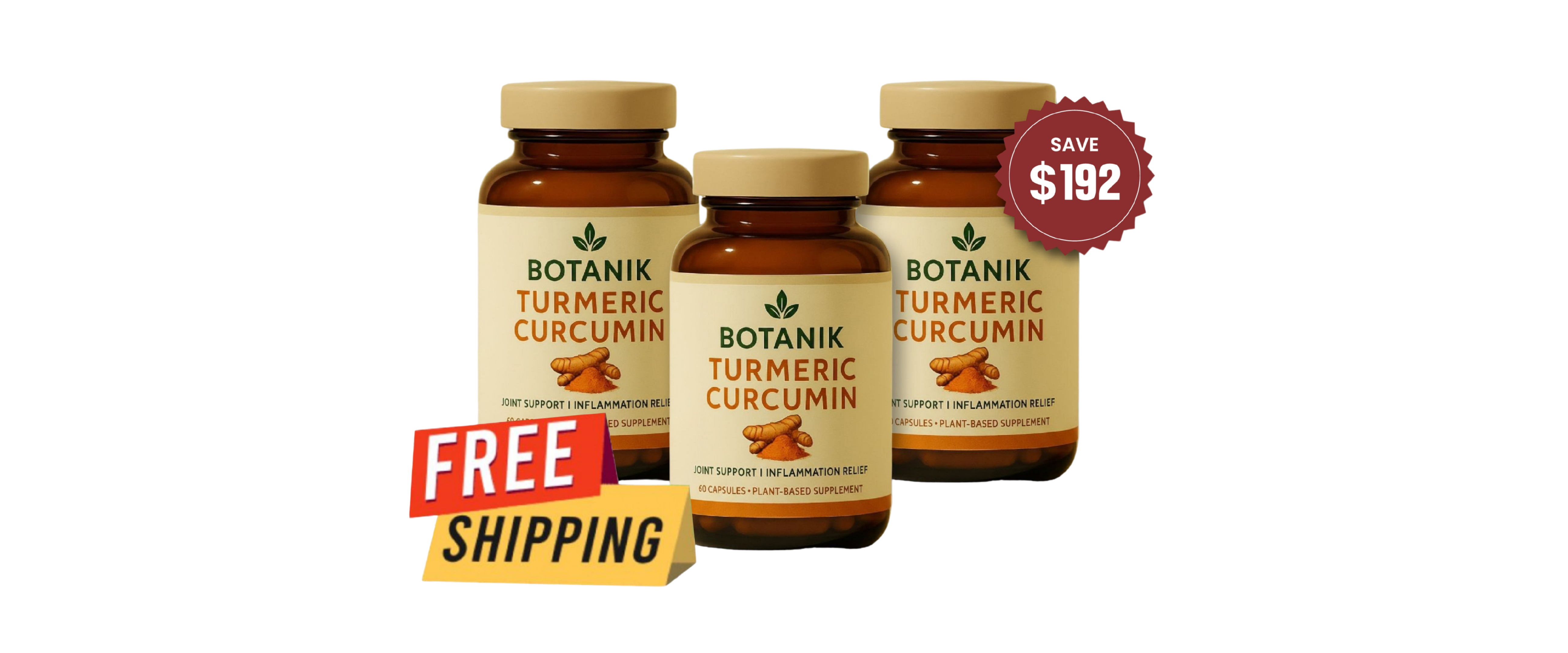 Botanik Turmeric Curcumin
