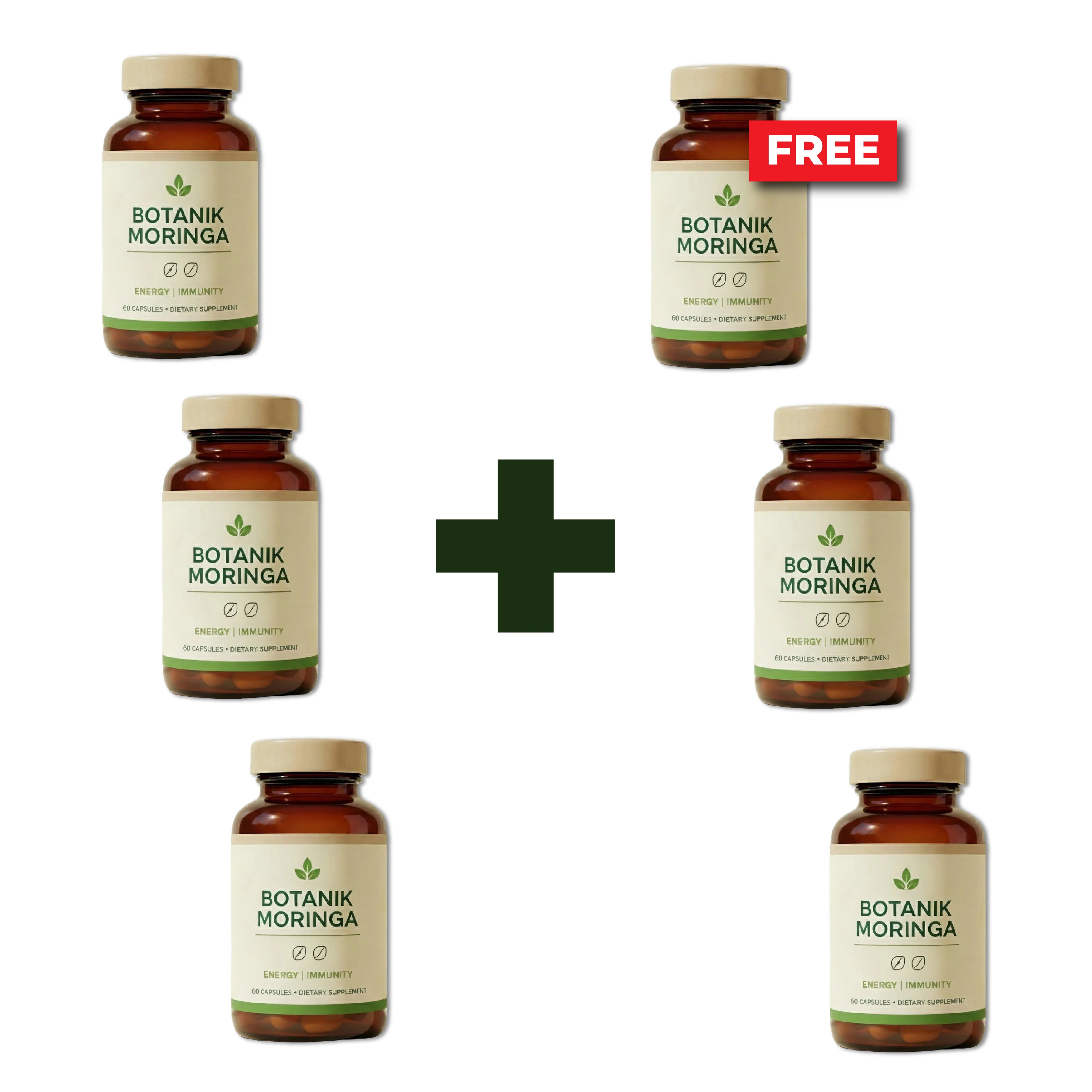 Botanik Moringa (Buy 3 Get 3 FREE)