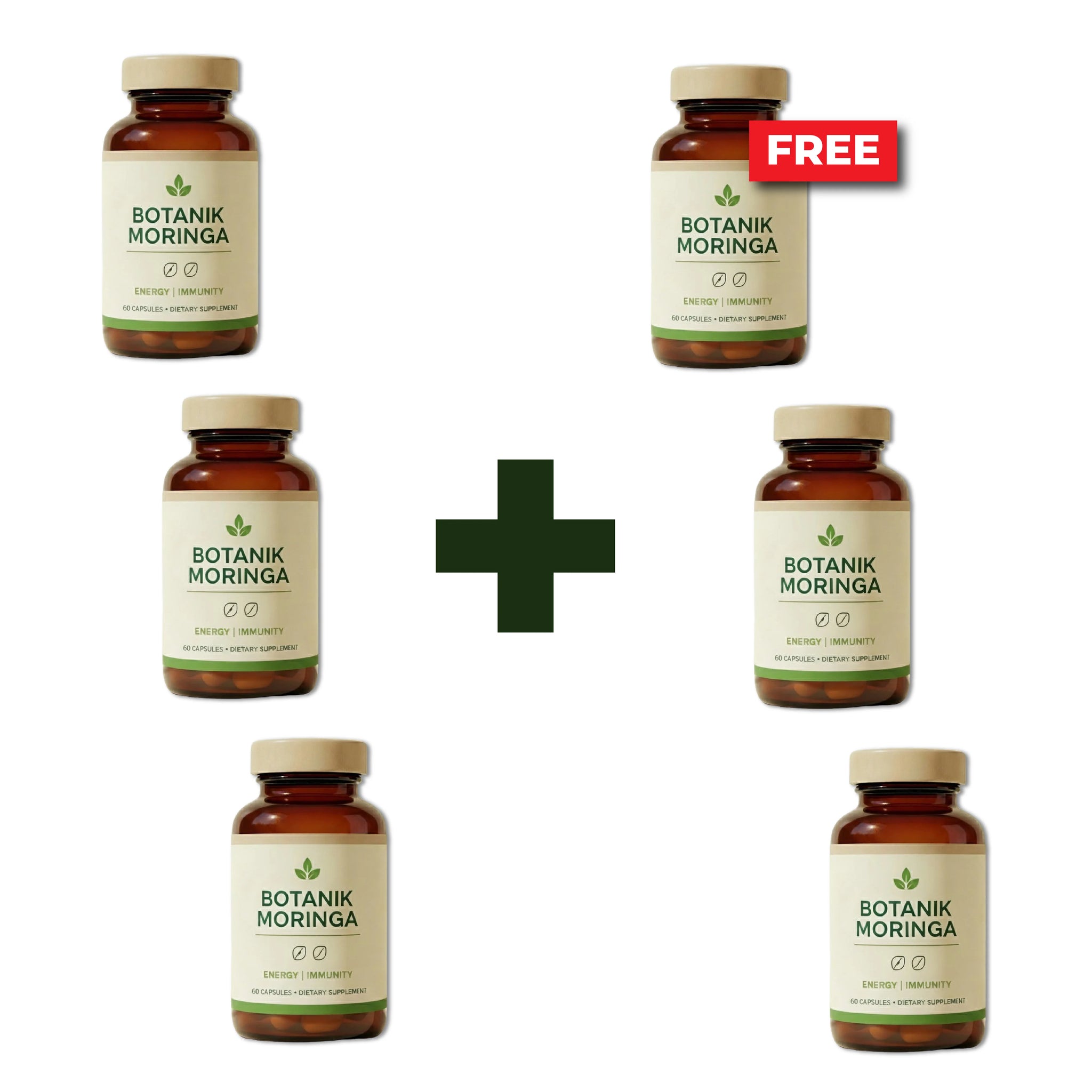 Botanik Moringa (Buy 3 Get 3 FREE)
